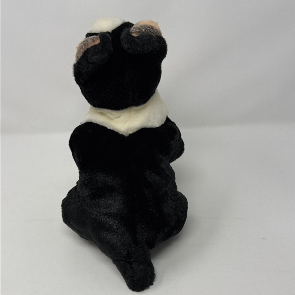 Animal Alley 13” long Plush Black & White Bulldog Stuffed Animal Toy - Kids - Picture 5 of 11